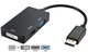 Переходник 3 в 1 Display Port - HDMI / DVI / VGA Black (5481) - изображение 1