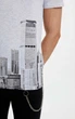 Футболка Defacto з принтом NYC XL Сіра (DeF T-shirt -7028-3) - зображення 4