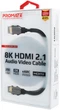 Кабель Promate ProLink8K-200 Black, HDMI v.2.1 - HDMI v.2.1, 2 м UltraHD-8K, 3D (prolink8k-200.black) - изображение 5