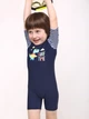 Комбінезони для плавання Keyzi 86 Синій-біла смужка Dino body - зображення 2