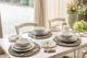Столовый сервиз Tognana Shabby Beige, 18 предметов, фарфор, бежевый (SM170183105) - изображение 2