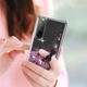Чехол накладка + защитная пленка LeYi Case Glitter Liquid Quicksand Flow Luxury для Sony Xperia 10 II Rose Gold - изображение 2