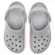 Сабо Crocs Crocband Clog M7W9-39-25-25.5 см Light Grey / Bright Coral 11016 - изображение 4