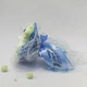 Букет из игрушек Мишки 3 с розами голубой(5184) - изображение 3