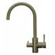 Смеситель кухонный Aquasanita Sabiaduo 2963-311 BR decor, под питьевую воду - изображение 2