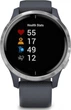 Смарт-часы Garmin Venu Blue Granite with Silver (010-02173-03); 1.2" (390x390) TFT сенсорный / Bluetooth / Wi-Fi, GPS, GLONASS / до 5 дней / 5 ATM / 43.2 х 43.2 х 12.4 мм, 46.3 г / черно-серебристый - изображение 3