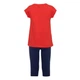 Костюм: Туника с леггинсами Losan Kids girls (416-8025AD/509) Красный с синим 4 Years-104 см - изображение 2