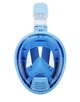 Маска для снорклинга и подводного плавания (дайвинга) Tribord Easy breath Размер S-M (Синий) - изображение 5