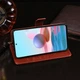 Чехол Idewei для Xiaomi Poco M5s книжка кожа PU с визитницей коричневый - изображение 3