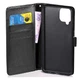 Чехол Idewei для Samsung Galaxy M12 2021 / M127 книжка кожа PU с визитницей черный - изображение 4