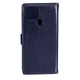 Чехол Idewei для OPPO A15 книжка кожа PU с визитницей синий - изображение 3