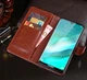 Чехол Idewei для Doogee X90 книжка кожа PU с визитницей коричневый - изображение 3