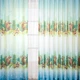 Креп для штор Медведи-соседи на голубом фоне, ш.280 (31610.011) - изображение 2