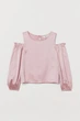 Блуза H&M 140см розовый 18048095580 - изображение 1