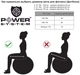 М'яч для фітнесу та гімнастики Power System PS-4013 Pro Gymball 75 см Pink (4013PI-0) - зображення 4