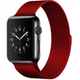 Ремешок Миланская петля GoVern (Milanese Loop) для Apple Watch 38mm/40mm/41mm Red - изображение 1