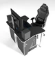 Геймерский игровой стол ZEUS IGROK-3 черный+белый - изображение 3