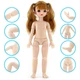 Кукла BJD с 3D глазами карого цвета с двумя хвостиками 30 см K0003 - изображение 2