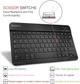 Бездротова компактна клавіатура FINTIE розкладка AZERTY для iOS, Android Windows - зображення 3