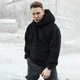 Худи оверсайз Пушка Огонь Shon черное S - изображение 3