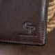 Чоловіче шкіряне портмоне GRANDE PELLE 11330 Шоколадне - зображення 3