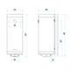 Водонагреватель Aquahot Slim AQHEWHV30SLDDRY 30 л - изображение 2