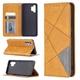 Чехол-книжка с кармашками UniCase Geometric Pattern для Samsung Galaxy A32 (А325) - Brown - изображение 1