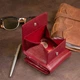 Женский кожаный кошелек ST Leather 19257 Бордовый - изображение 5