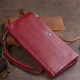 Жіночий шкіряний гаманець ST Leather 19311 Бордовий - зображення 2