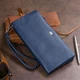 Женский кожаный кошелек ST Leather 19309 Темно-синий - изображение 5