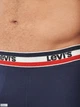 Набор трусов боксеров мужских хлопковых Levi's 100002870-001 M 3 шт Navy/Grey Melange (8720245095495) - изображение 5