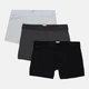Набор трусов боксеров мужских хлопковых Levi's 905045001-010 S 3 шт Black Grey Combo (8718824989952) - изображение 11