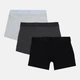 Набор трусов боксеров мужских хлопковых Levi's 905045001-010 S 3 шт Black Grey Combo (8718824989952) - изображение 7