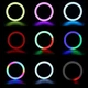 Селфи-лампа Led кольцо MJ26 26 см RGB с мульти регулировкой света, управлением от USB и креплением под штатив и телефон - изображение 6
