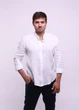 Рубашка ZIBSTUDIO лён стойка 5XL Белая (6157147) - изображение 2