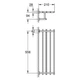 Держатель для полотенец с полкой GROHE Essentials Cube 40512001 600мм прямоугольный металлический хром - изображение 2