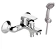 Смеситель для ванной литой короткий Haiba Dario Chr-009 Euro - изображение 1