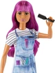 Кукла Barbie You can be Anything Salon Stylist Doll Парикмахер-стилист фиолетовые волосы (GTW36) - изображение 3