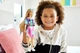 Кукла Barbie Fashionistas Doll #159 Барби Модница в розово-голубом платье и кепке-козырьке (GRB51) - изображение 8
