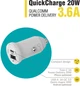 Автомобильное зарядное устройство для Piko CC-302QP USB-A+ Type-C 25W QC 3.0 PD 3.0 White (1283126509896) - изображение 3