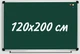 Шкільна дошка расчерченная UkrBoards магнітна для крейди 120х200 см - зображення 2