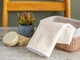 Рушник для рук English Home Rosa Stripe 30х40 см Кремове - зображення 1