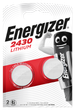 Батарейки Energizer CR2430 Lithium 2 шт (E300830303) (7638900379914) - изображение 1
