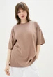Футболка Solo оверсайз короткий рукав One Size Кофейный Wm1394 - изображение 1