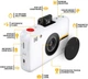 Фотокамера миттєвого друку Kodak Step White - изображение 3