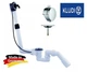 Злив-перелив Kludi Rotexa Multi 2120005N-00 з напівавтоматом наливом Білий Хром - зображення 1