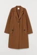 Пальто H&M XS коричневый 17038525131 - изображение 1