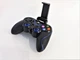 Джойстик для смартфона беспроводной iOS Android UKC Gen Game V8 Bluetooth Wireless Controller Универсальный Черный с синим - изображение 4