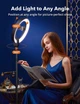 Набор блогера TaoTronics Ring Light, 12'' Ring Light with 78'' Tripod Stand, Dimmable LED Light Outer 24W 6500K (TT-CL025) - изображение 4