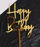 Топпер для торта з каліграфічним написом "Happy Вirthday" (T-112) - зображення 1
